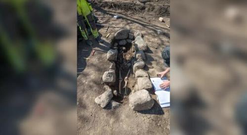 كشف بقایای چند وایكینگ در سوئد