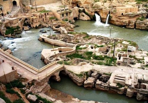 اقداماتی برای حل مشکل نشت آب در سازه های آبی شوشتر انجام می شود