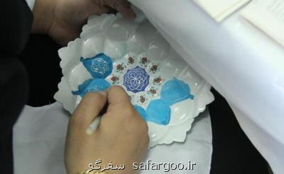 نمایش ۱۵۰ اثر میناکاری در نمایشگاه نقش و آتش