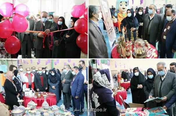 افتتاح نمایشگاه صنایع دستی و کارآفرینان قرچک با حضور فرماندار