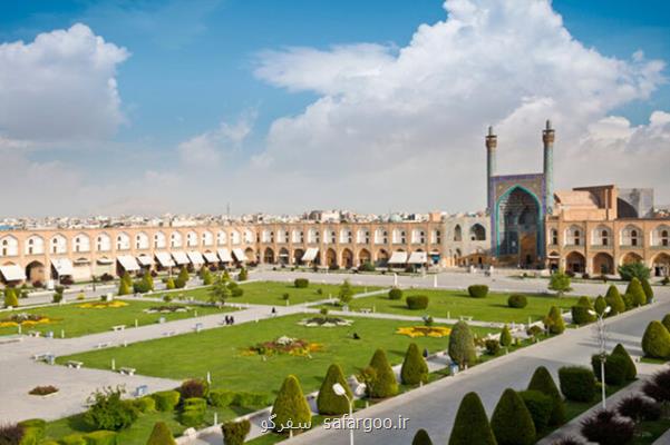 هنرمند ژاپنی بدون سفر به ایران مسجد امام اصفهان را نقاشی کرد