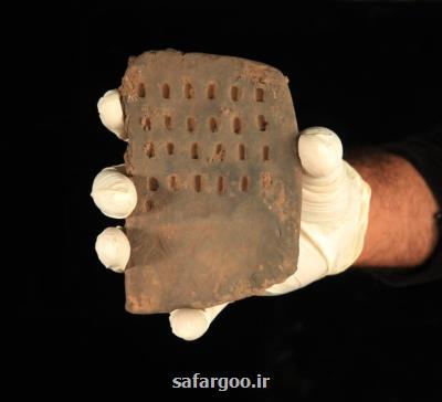لوح حسابداری در شهر سوخته کشف شد