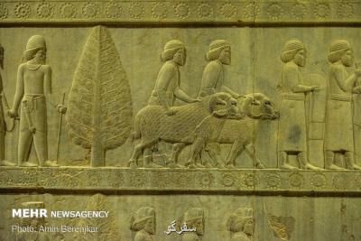 کشف قطعه ای از نسخه عیلامی کتیبه سنگی خشایارشا در تخت جمشید