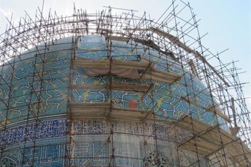 حذف داربست مسجد امام بعد از 10 سال