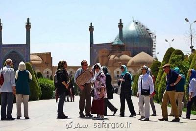 715 هزار توریست خارجی به ایران آمدند