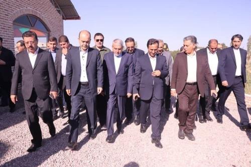 بازدید وزیر میراث فرهنگی، گردشگری و صنایع دستی از پروژه پل معلق سراب
