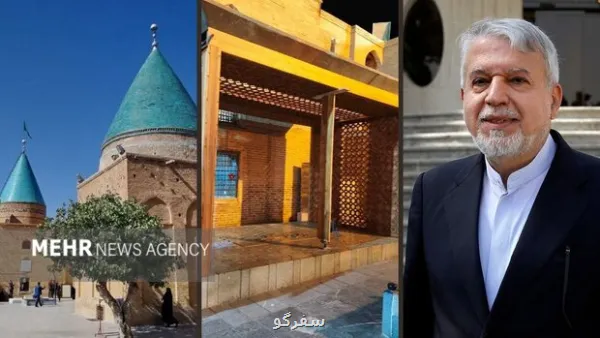 رونمایی از المان مقبره بایزید بسطامی کوشش برای ثبت جهانی مجموعه تاریخی