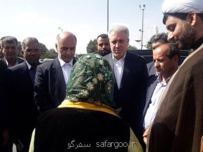 وزیر میراث فرهنگی وارد استان همدان شد