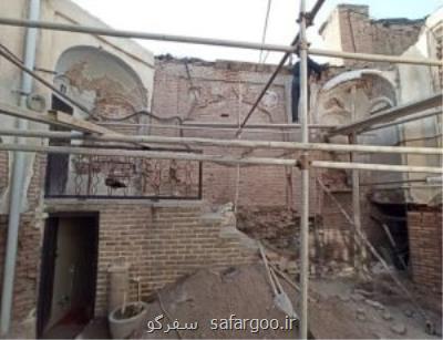 آغاز مرمت خانه تاریخی زینعلی در قزوین