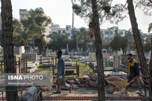 یك ترس و این همه خیال جمعی برای سكوت یك آرامستان !